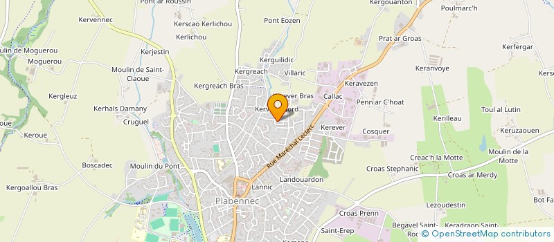 localisation de l'entreprise MA BULLE  PLABENNEC