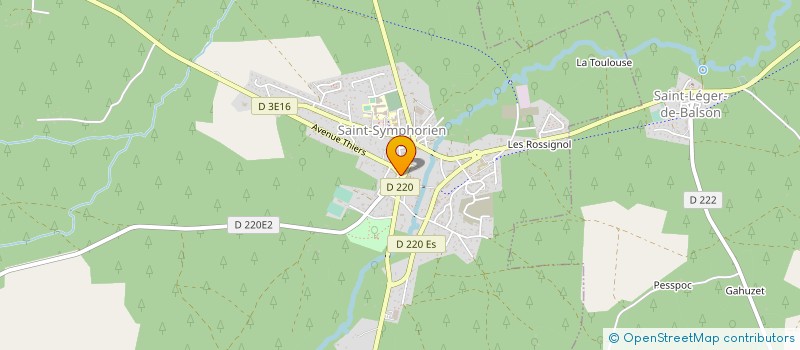 localisation de l'entreprise MA BULLE DE DOUCEUR à SAINT-SYMPHORIEN