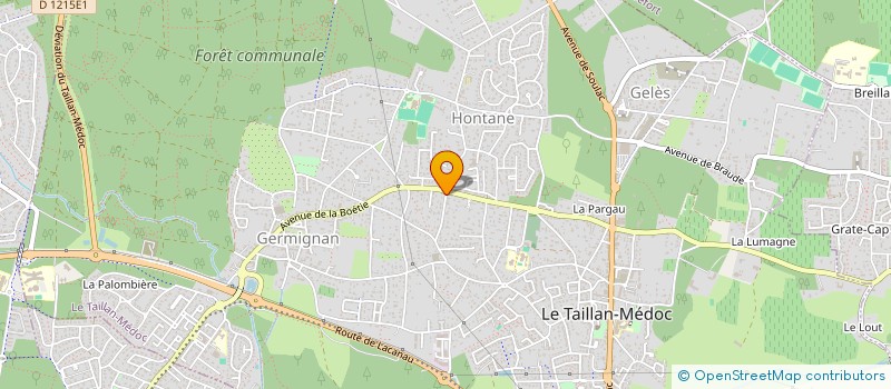 localisation de l'entreprise MA BULLE DE DOUCEUR à LE TAILLAN-MEDOC