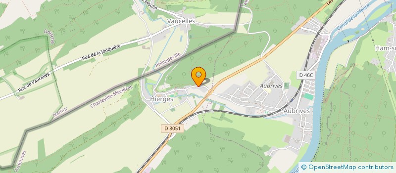 localisation de l'entreprise MA.CA.  HIERGES