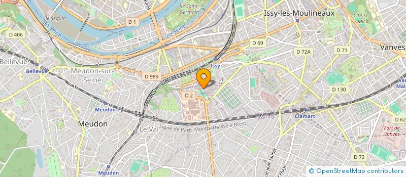 localisation de l'entreprise MA&CA PARIS à ISSY-LES-MOULINEAUX