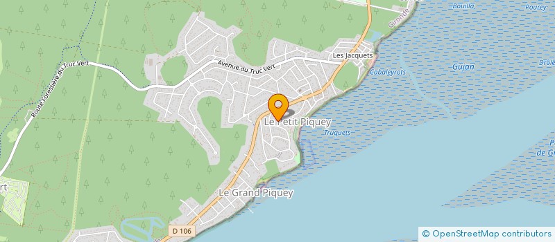 localisation de l'entreprise MA CABANE A VELO à LEGE-CAP-FERRET