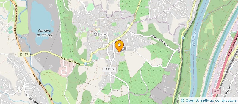 localisation de l'entreprise MA CABOTTE  MILLERY