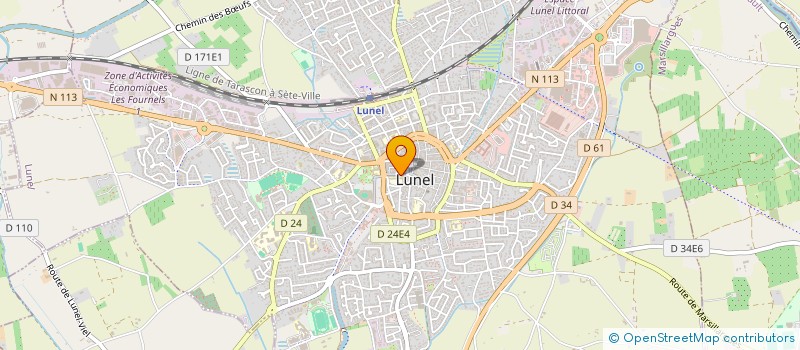 localisation de l'entreprise MA CALINERIE à LUNEL