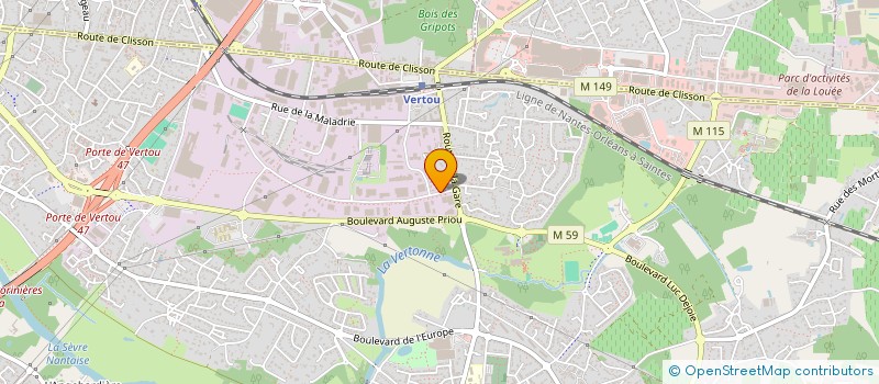 localisation de l'entreprise MA CAPITAL  VERTOU