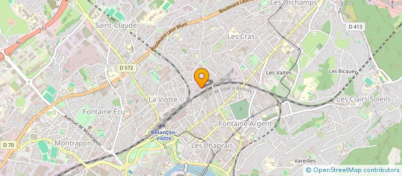 localisation de l'entreprise MA CASA RENOV à BESANCON