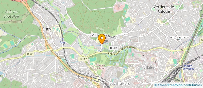 localisation de l'entreprise MA CAYE  VERRIERES-LE-BUISSON