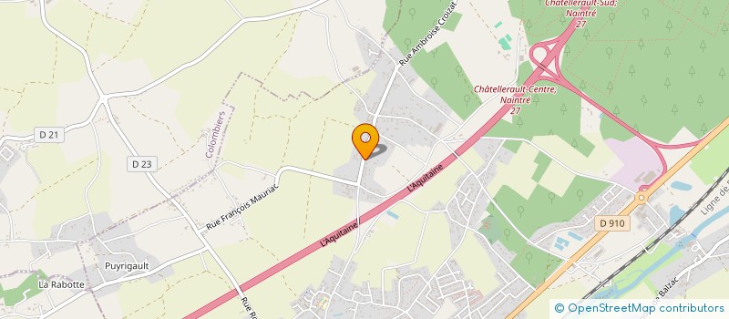 localisation de l'entreprise MA.CE17  NAINTRE