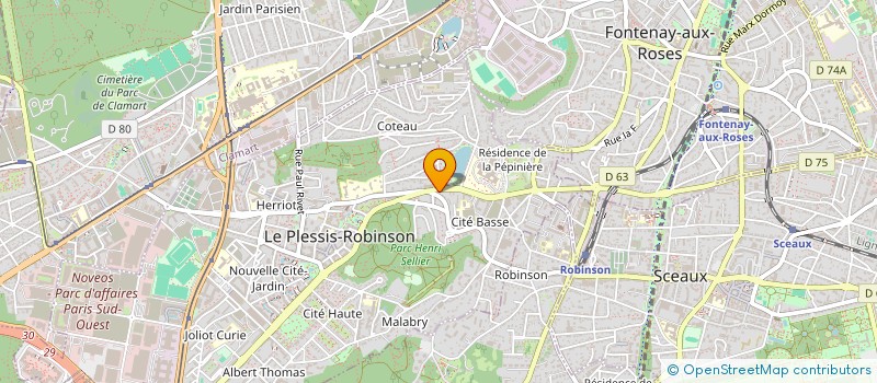 localisation de l'entreprise MA CHANCE DE VIVRE à LE PLESSIS-ROBINSON