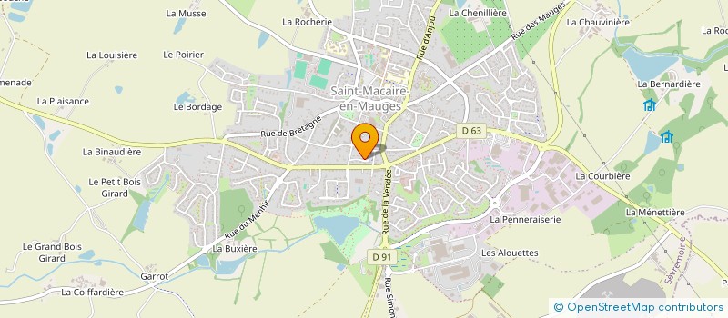 localisation de l'entreprise MA CHAPELLE A CHOLET à SEVREMOINE