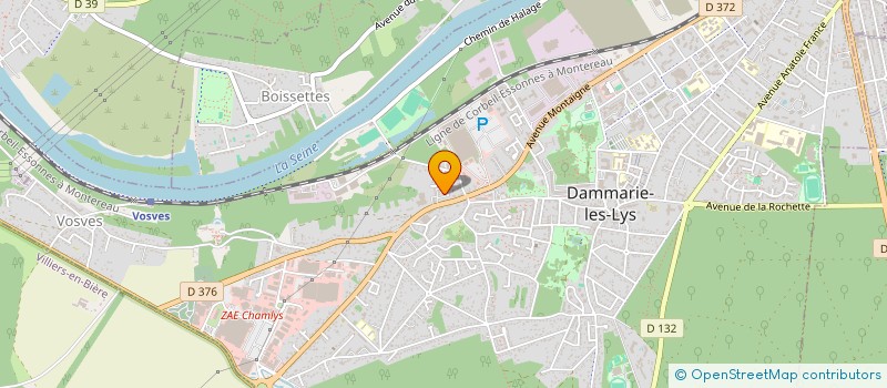 localisation de l'entreprise MA CITE BOUGE à DAMMARIE LES LYS