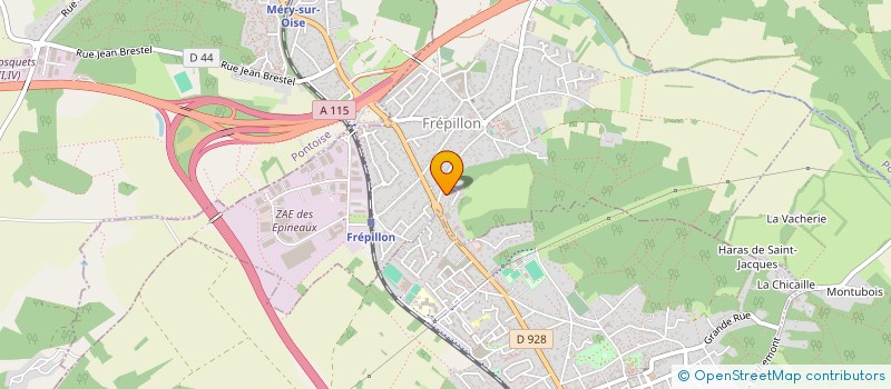 localisation de l'entreprise MA CLE  FREPILLON