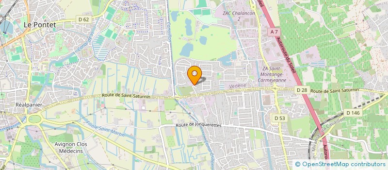 localisation de l'entreprise MA.CLS 84  VEDENE