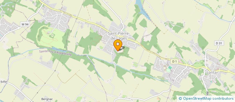 localisation de l'entreprise MA & CO  SAINT-PIERRE-DE-LAGES