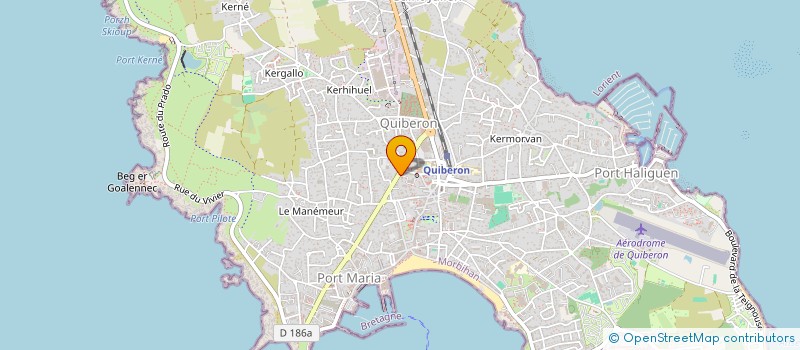 localisation de l'entreprise MA COACH FINANCIERE  QUIBERON