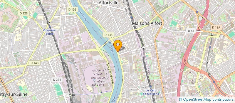 localisation de l'entreprise MA COM à ALFORTVILLE