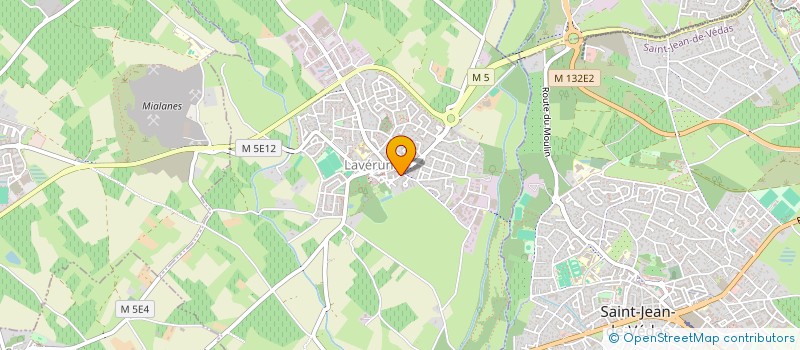 localisation de l'entreprise MA COM'UNE  LAVERUNE