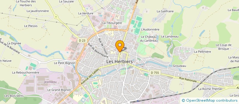 localisation de l'entreprise MA COMPAGNIE IMMOBILIERE à LES HERBIERS