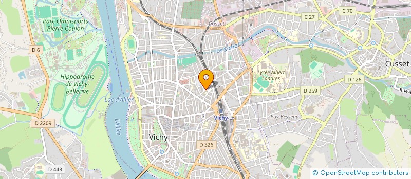 localisation de l'entreprise MA CONCIERGERIE A VICHY à VICHY