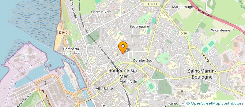 localisation de l'entreprise MA CONCIERGERIE PRO à BOULOGNE-SUR-MER