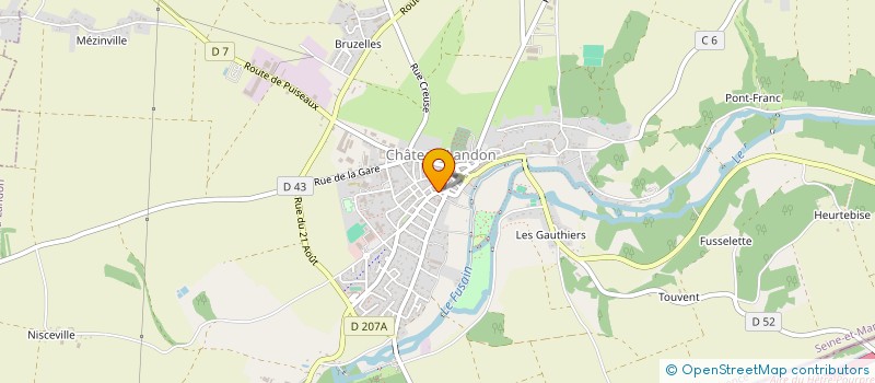 localisation de l'entreprise MA CONSEILS  LA MADELEINE-SUR-LOING