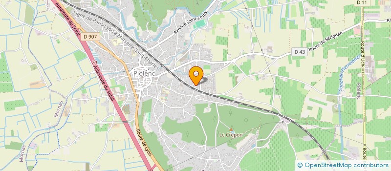 localisation de l'entreprise MA CONSEILS SERVICES ADMINISTRATIFS  PIOLENC