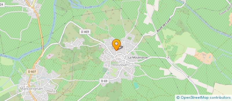 localisation de l'entreprise MA CONSTRUCTION à MOUSSAN