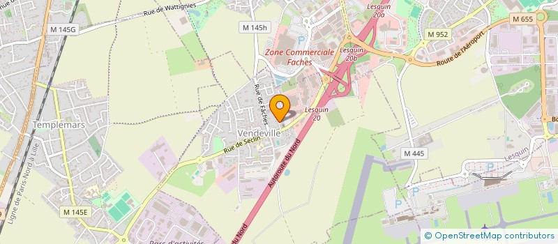 localisation de l'entreprise MA COSY COLOC  VENDEVILLE