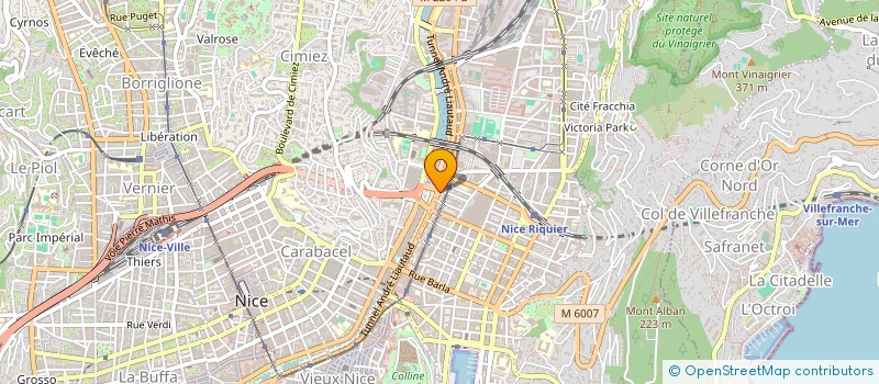 localisation de l'entreprise MA'CREA à NICE