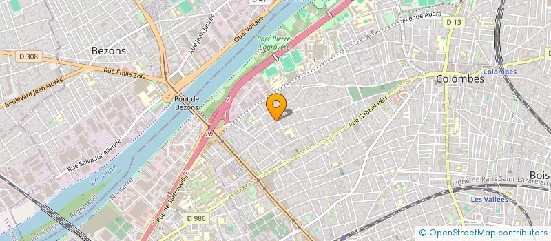 localisation de l'entreprise MA CREATEVENT  COLOMBES