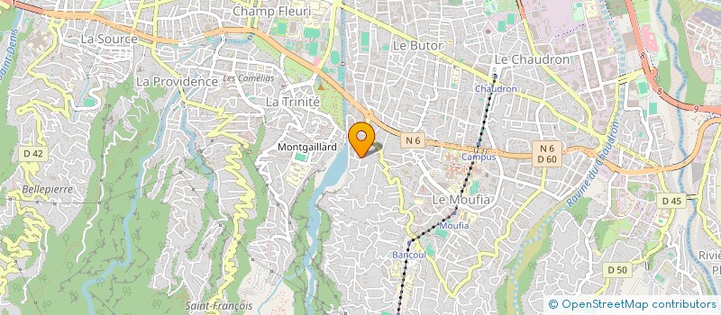 localisation de l'entreprise MA CREATION DESIGN à SAINT-DENIS