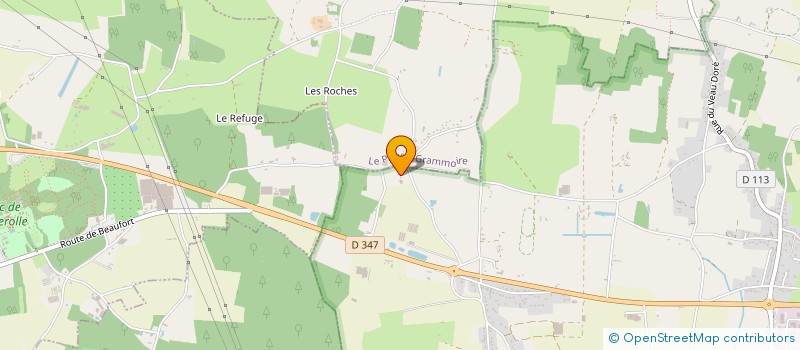 localisation de l'entreprise MA CRECHE  TRELAZE