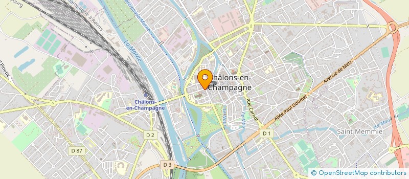 localisation de l'entreprise MA CUISINE à CHALONS-EN-CHAMPAGNE