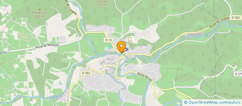 localisation de l'entreprise MA DANSEUSE CARCOISE  CARCES