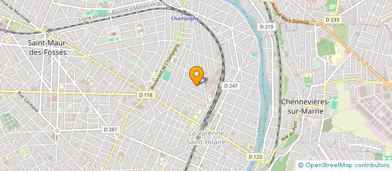 localisation de l'entreprise MA-DE-VA à SAINT-MAUR-DES-FOSSES