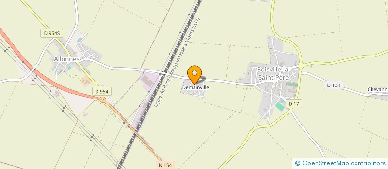 localisation de l'entreprise MA DECO à BOISVILLE-LA-SAINT-PERE