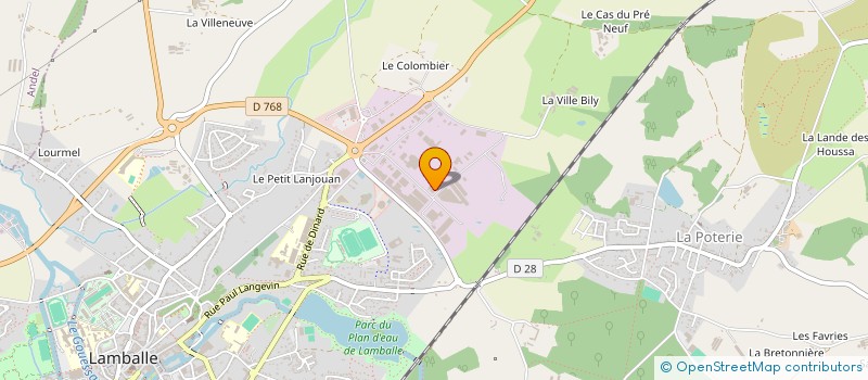 localisation de l'entreprise MA DECO BOIS à LAMBALLE-ARMOR
