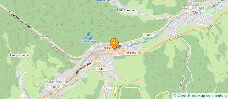 localisation de l'entreprise MA DECOUPE SUR MESURE à SAINTE-MARIE-AUX-MINES