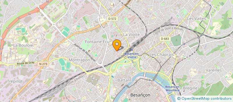 localisation de l'entreprise MA DEMOINAILS à BESANCON