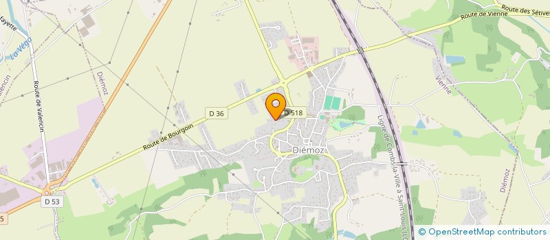 localisation de l'entreprise MA DERNIERE  DIEMOZ