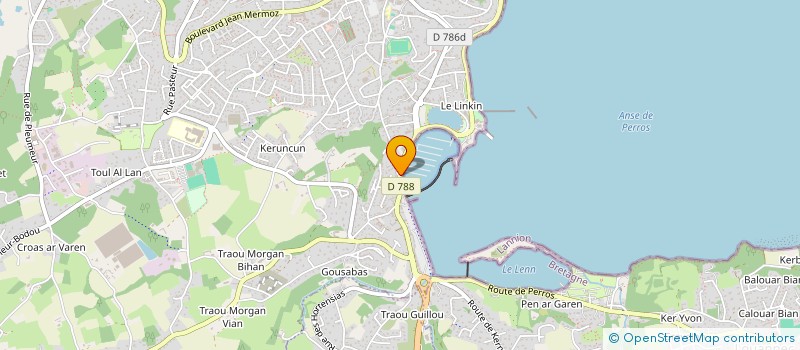 localisation de l'entreprise MA'DI à PERROS-GUIREC