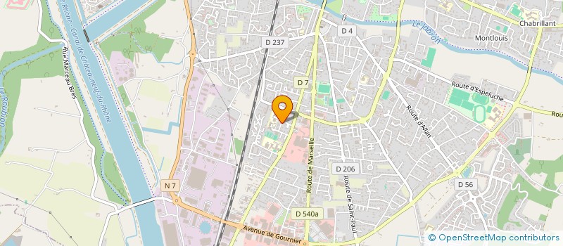 localisation de l'entreprise MA DIFFUSION à MONTELIMAR