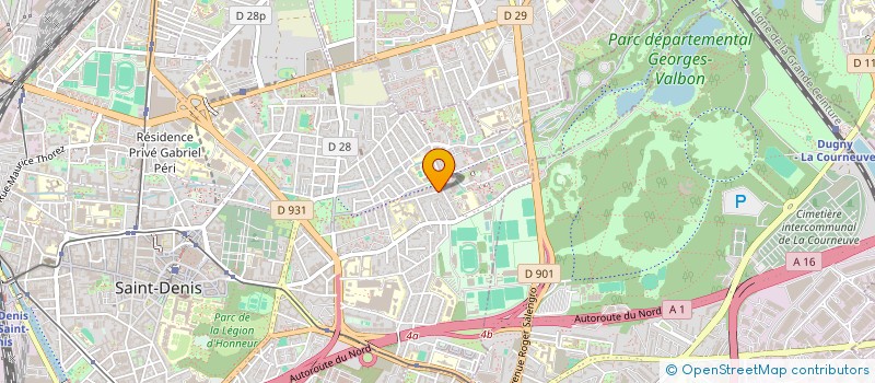 localisation de l'entreprise MA.DOM PRODUCTIONS  SAINT-DENIS