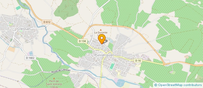 localisation de l'entreprise MA DOUCEUR  PUISSERGUIER