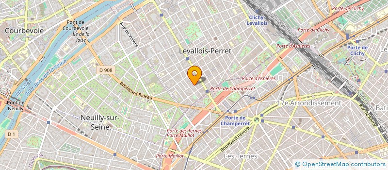 localisation de l'entreprise MA DRH à LEVALLOIS-PERRET