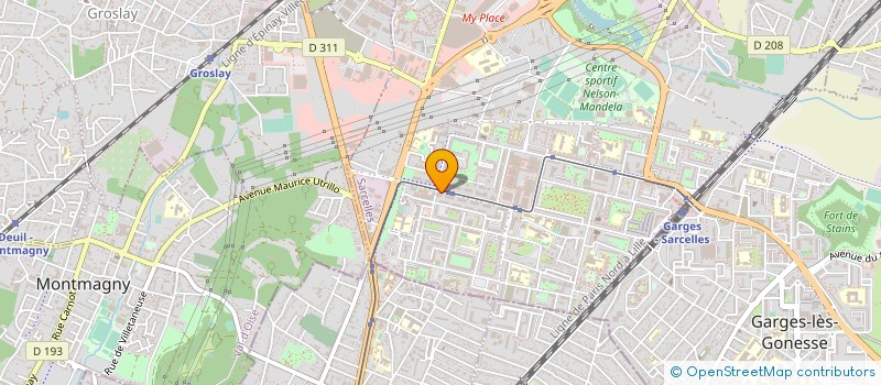 localisation de l'entreprise MA ENTREPRISE à SARCELLES