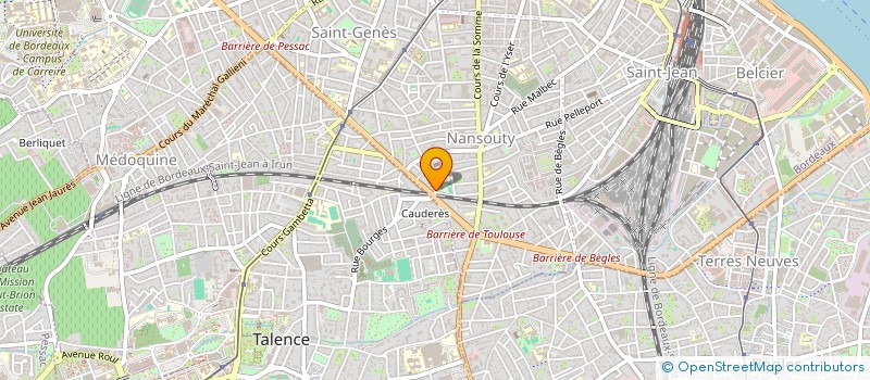 localisation de l'entreprise MA'EOS  BORDEAUX