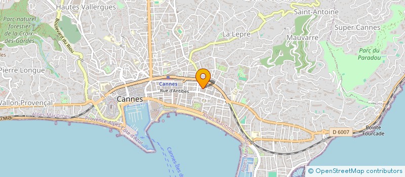 localisation de l'entreprise MA FACIALISTE à CANNES