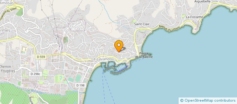 localisation de l'entreprise MA FANO à LE LAVANDOU