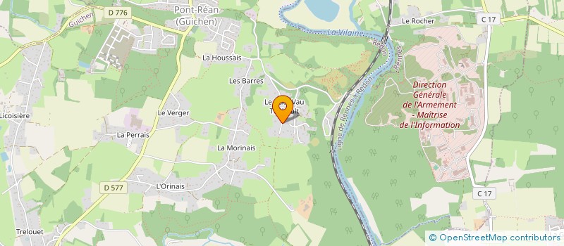 localisation de l'entreprise MA FEMME S'APPELLE PINARD  GUICHEN